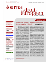 Journal de droit européen - 2023/9