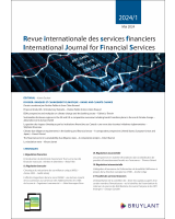 Revue internationale des services financiers / International Journal for Financial Services - 2024/1