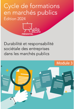 Module 3 : Durabilité et responsabilité sociétale des entreprises dans les marchés publics