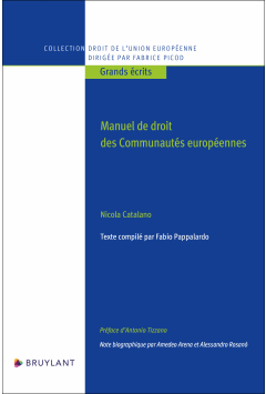 Manuel de droits des Communautés européennes