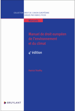 Manuel de droit européen de l'environnement et du climat