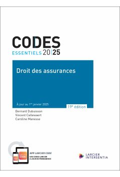 Code essentiel - Droit des assurances 2025