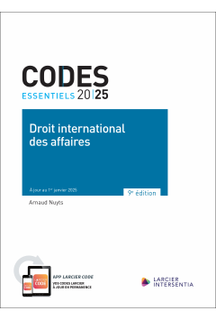 Code essentiel - Droit international des affaires 2025