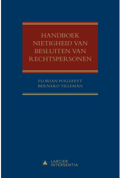 Handboek nietigheid van besluiten van rechtspersonen (studenteneditie)