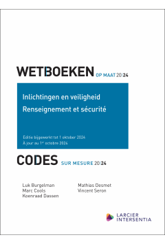 Wetboek Inlichtingen en veiligheid - Renseignement et sécurité