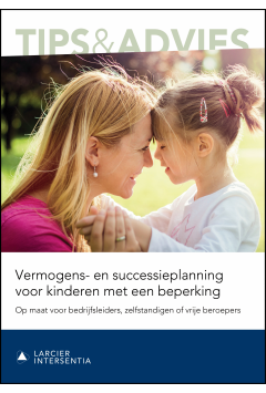 Vermogens- en successieplanning voor kinderen met een beperking