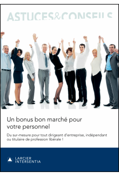 Un bonus bon marché pour votre personnel