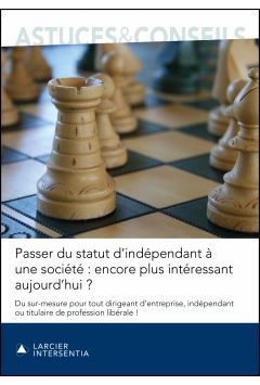 Passer du statut d'indépendant à une société : encore plus intéressant aujourd'hui ?