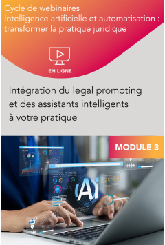 Module 3 : Intégration du legal prompting et des assistants intelligents à votre pratique