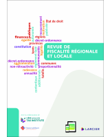 Revue de fiscalité régionale et locale