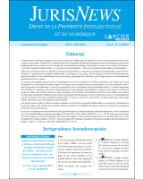 JurisNews – Droit de la propriété intellectuelle et du numérique