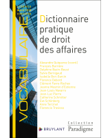 Dictionnaire pratique de droit des affaires