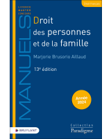 Droit des personnes et de la famille