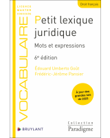 Petit lexique juridique