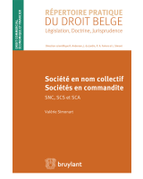 Société en nom collectif – Sociétés en commandite