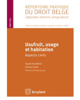 Usufruit, usage et habitation