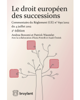 Le droit européen des successions