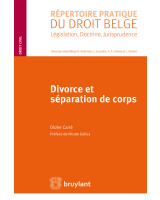 Divorce et séparation de corps