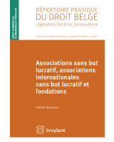 Associations sans but lucratif, associations internationales sans but lucratif et fondations