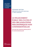 Le financement public des cultes et des organisations philosophiques non confessionnelles