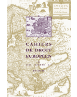 Cahiers de droit européen 2020/2-3