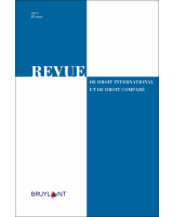 Revue de droit international et de droit comparé 2021/1