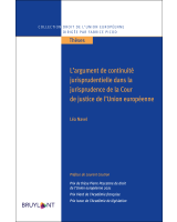 L'argument de continuité jurisprudentielle dans la jurisprudence de la Cour de justice de l'Union européenne