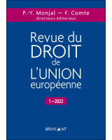 Revue de droit de l'Union européenne 2022/1