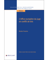 L'office européen du juge en conflit de lois