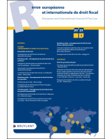 Revue européenne et internationale de droit fiscal 2023/1