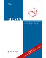 Revue de droit international et de droit comparé 2023/3-4