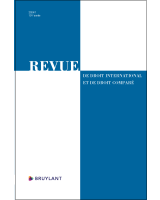 Revue de droit international et de droit comparé - 2024/1