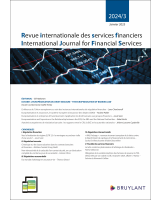 Revue internationale des services financiers / International Journal for Financial Services - 2024/3