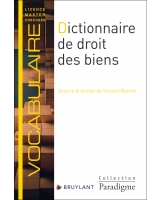 Dictionnaire de droit des biens