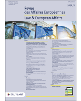 Revue des affaires européennes - 2024/3