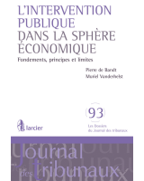 L’intervention publique dans la sphère économique