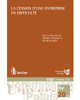 La cession d'une entreprise en difficulté