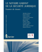 Le notaire garant de la sécurité juridique