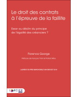 Le droit des contrats à l'épreuve de la faillite