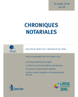 Chroniques notariales. Volume 68