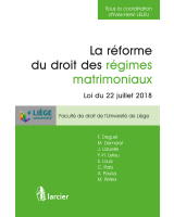 La réforme du droit des régimes matrimoniaux