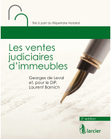 Les ventes judiciaires d'immeubles