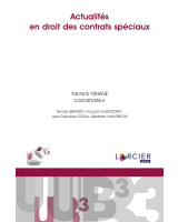 Actualités en droit des contrats spéciaux