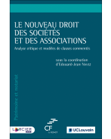 Le nouveau droit des sociétés et des associations