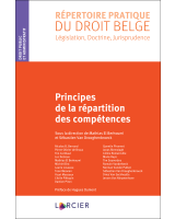 Principes de la répartition des compétences