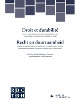 Recht en duurzaamheid / Droit et durabilité