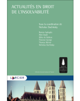 Actualités en droit de l'insolvabilité