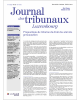 Journal des tribunaux Luxembourg 2023/2