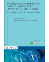 Numérique et développement durable : obstacles et opportunités pour le droit