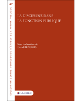 La discipline dans la fonction publique